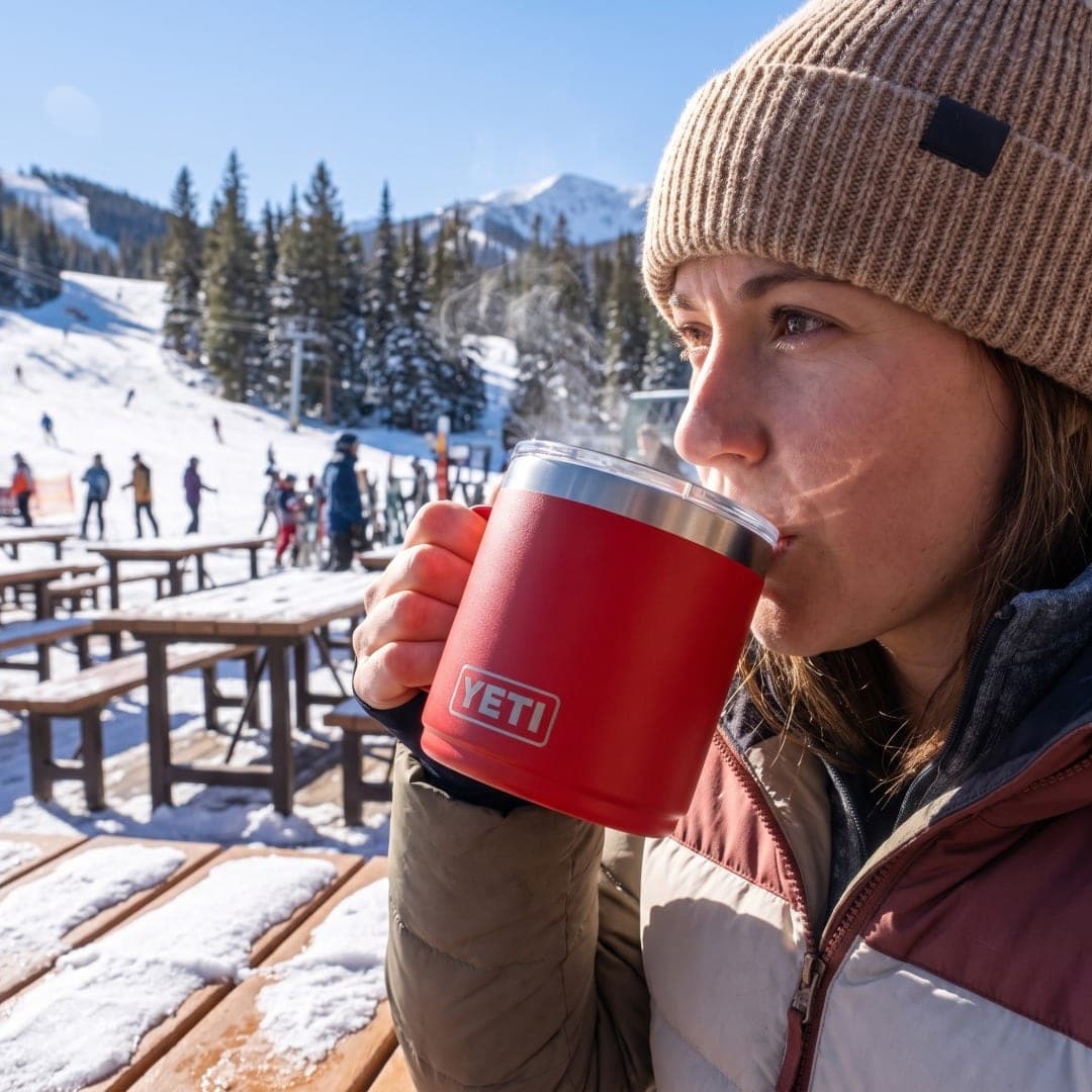 Yeti Rambler 14oz Stackable Durasip Mug Rescue Red